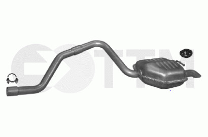 Silencieux arriere anti bruit pour Ford Mondeo Break diesel qui vibre 2001-2007