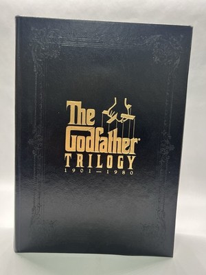The Godfather Trilogy 1901-1980 (VHS, 1992) 6 SEALED Tapes in Book