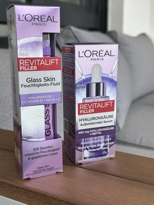 Loreal Revitalift Filler  Glass Skin 50ml, Hyaluronsäure Serum 30ml -Auswahl