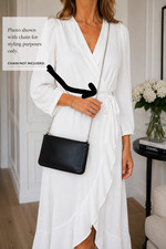 Louis Vuitton Pochette Accessoires Black Epi Leather Wristlet Clutch Bag