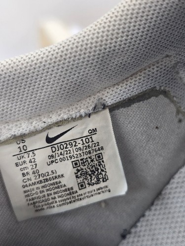 Baskets Nike Blazer femme plate-forme basse DJ0292-101 blanc décontracté pointure 10 - Photo 8/8