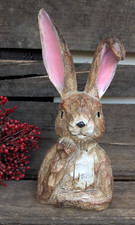❤️Süße Hasenbüste  Osterhase Hase Natur Holzoptik  Garten Ostern Landhaus   ❤️
