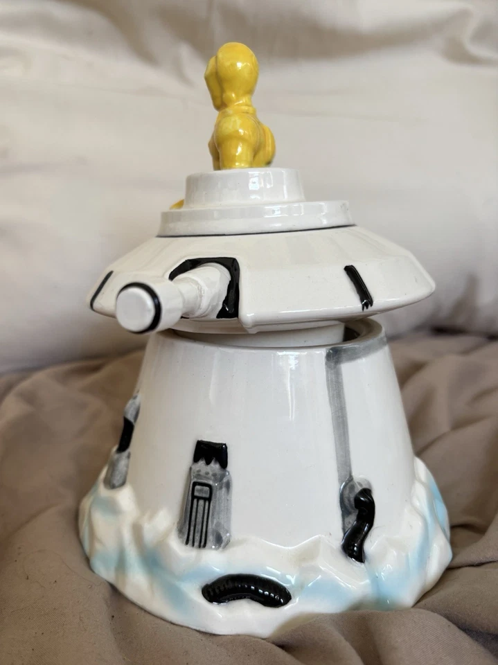 Vintage Star Wars C-3PO Hoth Turret Sigma Caixa de Música Cerâmica 1983 FUNCIONA - Imagem 2 de 4