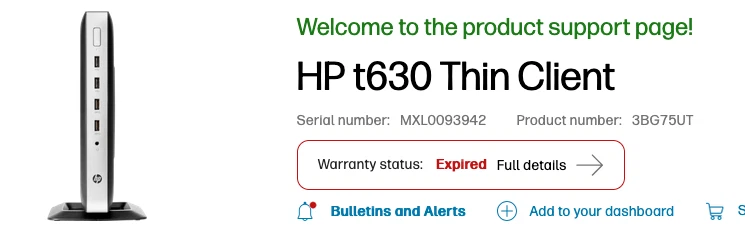 HP t630 Thin Client - Tower Desktop - 8 GB RAM - 128 GB Flash - AMD 3BG75UT#ABA - Image 2 of 4