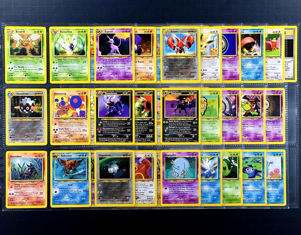 pokemon neo discovery card list Pokémon TCG Neo Discovery Trading Card Games Sets for sale