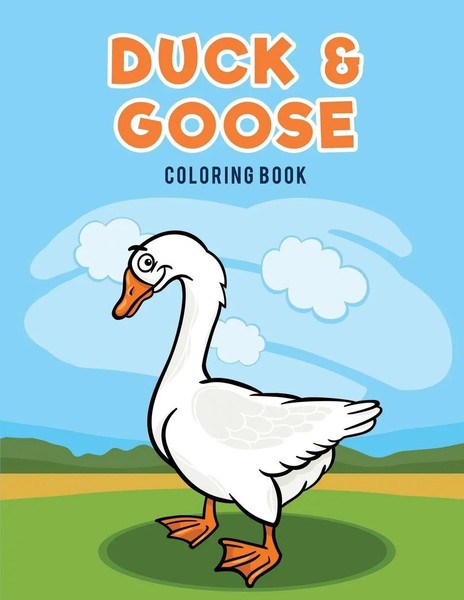Coloring Pages for Kids | Duck & Goose Coloring Book | Taschenbuch | Englisch-image