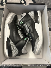 Jordan Air Jordan 3 Retro Green Glow Black/Wo...