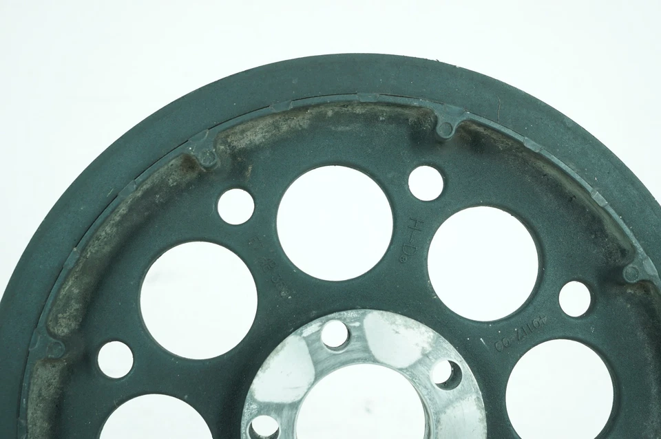 06 Harley Touring FLHTCUI Electra Glide Classic OEM roda dentada de polia traseira - Imagem 4 de 4