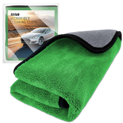 Auto Trockentuch XXL Mikrofaser 90x60 cm Grau
