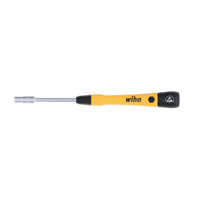 Wiha Tools 27775 ESD Safe PicoFinish Precision Nut Driver - 3/16'' x 60mm