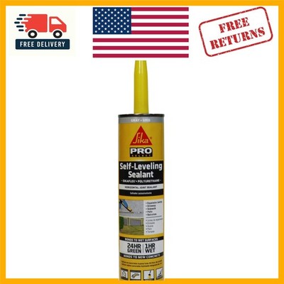 Flex Self-Leveling Sealant - Gray Polyurethane, 10.1oz, Waterproof & Fast Curing