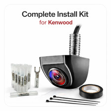 Rearview Camera For Kenwood DDX-712 DDX712 Radio Install Kit
