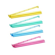 4 Pièces Porte-Tuiles de Mahjong avec Pousseur Acrylique Accessoire