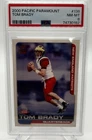 Pacific Paramount Tom Brady Rookie #138 Base PSA 8 New England Patriots