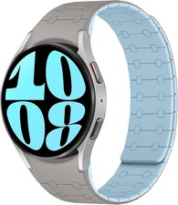 Magnetic Silicone Strap Compatible with Samsung Galaxy Watch 7 40mm 44mm