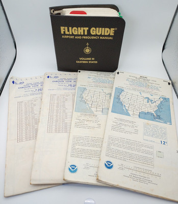 Flight Guide Airport Frequency Manuals Vol 3 Eastern US + Aeronautical Maps