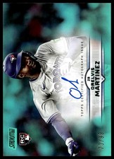 2025 Stadium Club #SCBA-OM Orelvis Martinez Base Autographs Turquoise Foil #/99