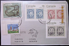 CANADA ~ MIN SHEET ~ S.G. MS 917 ON PIECE ~ 1978 ~ CAPEX '78, TORONTO~VFU #05652