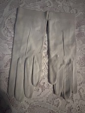 Vtg Light Gray Small Women Wrist Gloves Sz 7