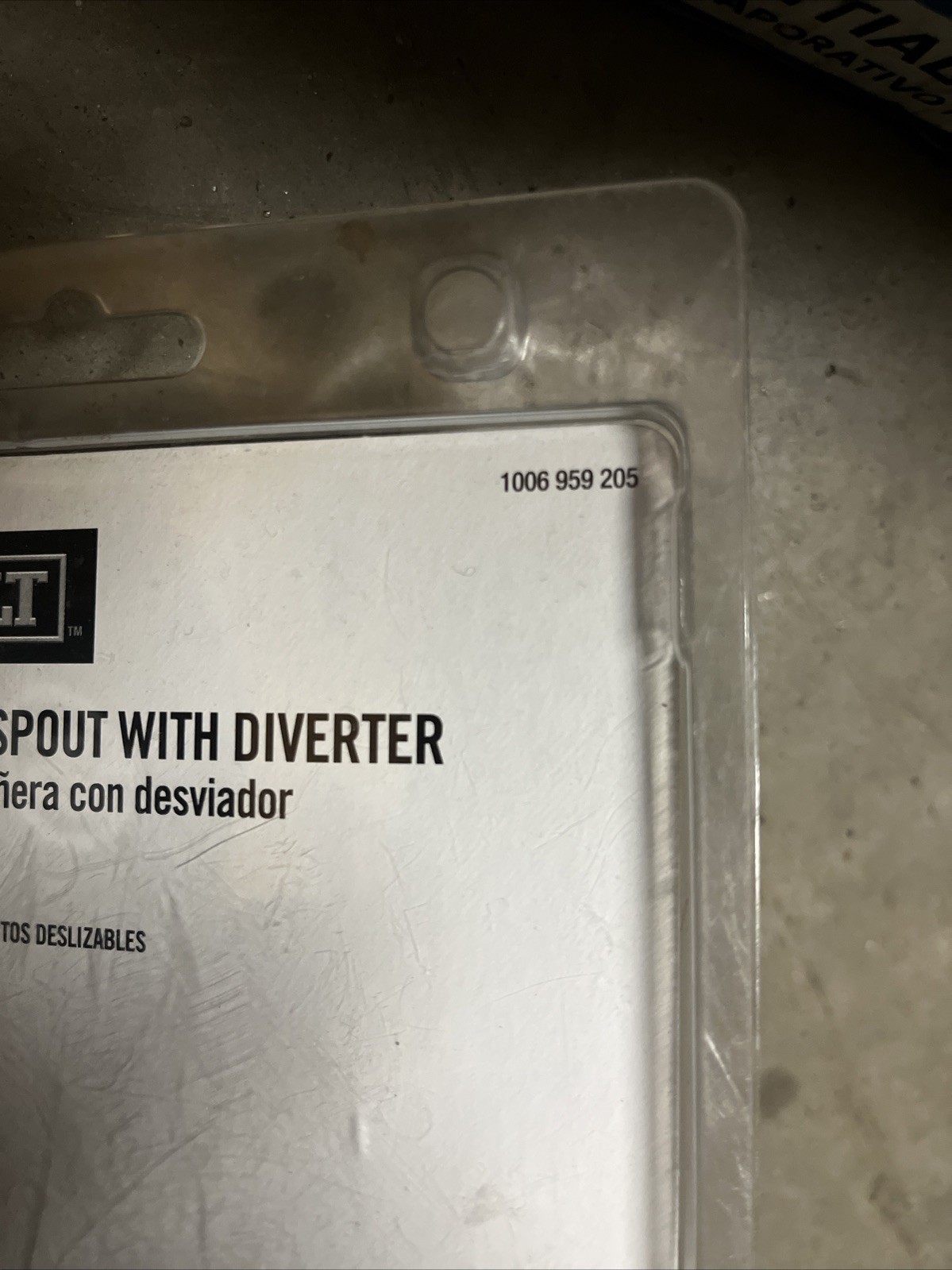 Everbilt Decorative Tub Spout with Diverter in Brushed Nickel 1006 959 205