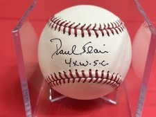 Paul Blair Autographed ROMLB Baseball Tristar COA 4x World Series Inscription