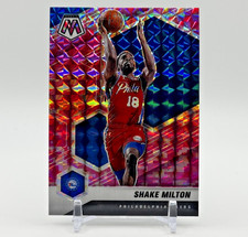 Shake Milton 2020-21 Panini Mosaic #56 Pink Mosaic Prizm 76ers NM