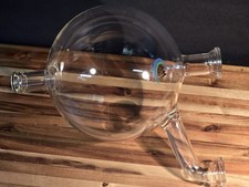 CES 5L Heavy-Wall Borosilicate Spherical Glass Vessel, Side Arm, O-Ring Flange