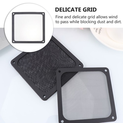 2PCS Fan Dustproof Magnetic Chassis Fan Dust Mesh for Computer - 第 10/12 張圖片