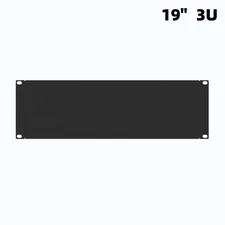 19" 3U Blank Space Plate Network Server Rack Mount Panel Thick Filler Spacer