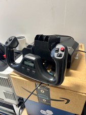 Logitech G Pro Flight Yoke System  Pro Flight Rudder Pedal BUNDLE 