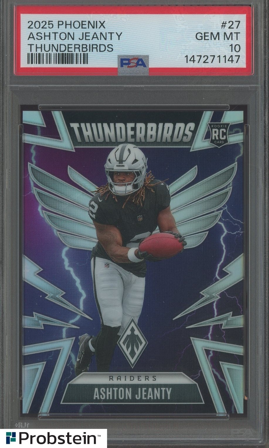 Ashton Jeanty Panini Phoenix Thunderbirds #27 Base