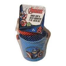 Marvel Avengers Rinse Cup Bath Squirter 2 Pc Set