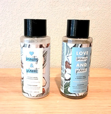 New Love Beauty  Planet Coconut Water Mimosa Flower Shampoo  Conditioner 13.5f