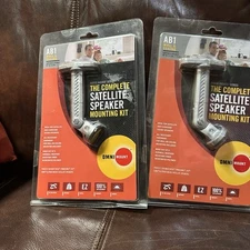 SET OF 2 OMNI MOUNT COMPLETE SATELLITE SPEAKER MOUNTING KITS AB1 WALL/CEILING