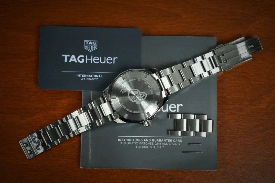 2022 TAG Heuer Aquaracer WAY2018.BA0927 43MM BROWN DIAL BOX & PAPERS - Image 4 of 4