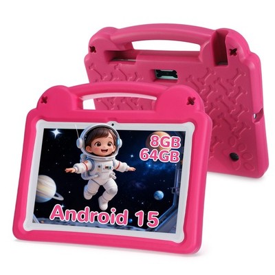 10,1'' Kinder Tablet Mit HD-Display 8GB+64GB 5000mAh Dual Kamera Wifi6 Bluetooth