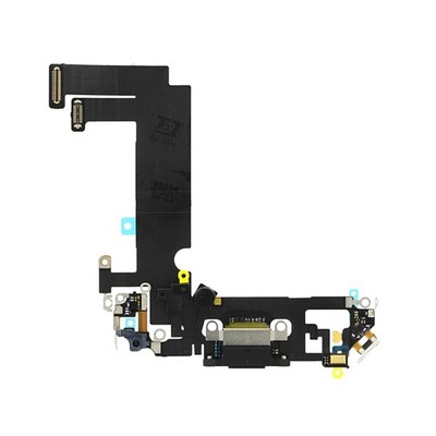 Ladebuchse USB Lighting Dock Connector Mikrofon Flex Schwarz für iPhone 12 Mini