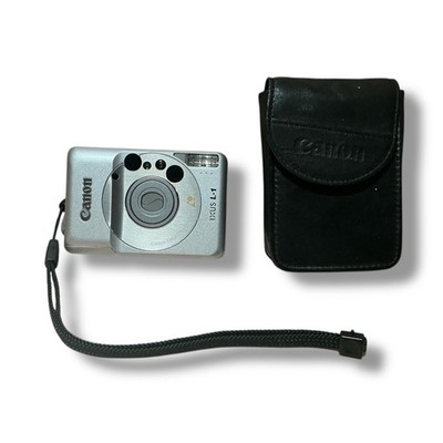 Canon IXUS L-1 APS analoge Kompaktkamera mit Tasche funktionstüchtig 35mm Filmkamera (e