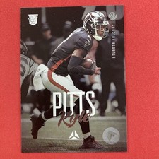 Kyle Pitts 2021 Panini Chronicles Luminance Rookie Card #210 Atlanta Falcons. rookie card picture