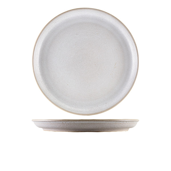 Terra Stoneware Antigo Barley Coupe Plate For Dining Serving 27.5cm Pack of 6