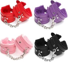 Leather Black Pink Ankle Strap Wrist Cuff Fitness Leg Exercise Adjustable