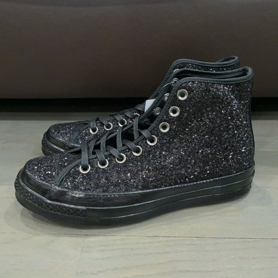 black sequin sneakers womens