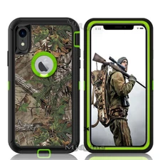 Heavy Duty Defender iphone XR Military Case + Clip Fits Otter Box W/ SCREEN