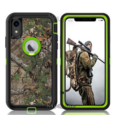 Heavy Duty Defender iphone XR Military Case Clip Fits Otter Box W/ SCREEN 