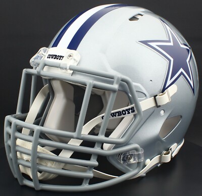 Dallas Cowboys helmet on field