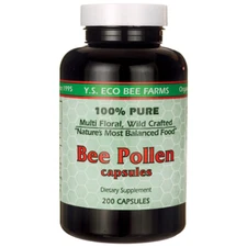 Y.S. Eco Bee Farms Bee Pollen 500 mg 200 Caps