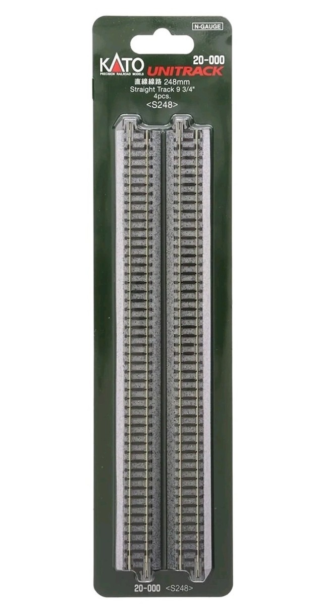 Kato 20-000 248mm (9 3/4") Straight Track S248 N Scale Japan - Foto 12
