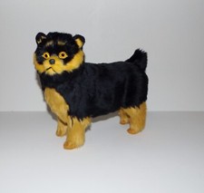 9" Yorkshire Terrier Hard Plush Faux Fur Realistic Toy Dog