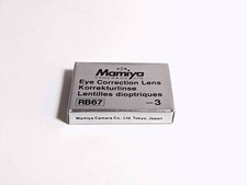   UNUSED  Mamiya Diopter Eye Correction Lens -3 for RB67 1494-9