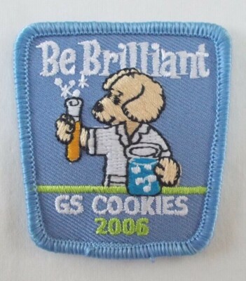Girl Scout Patch - ''Be Brilliant'' GS Cookies 2006